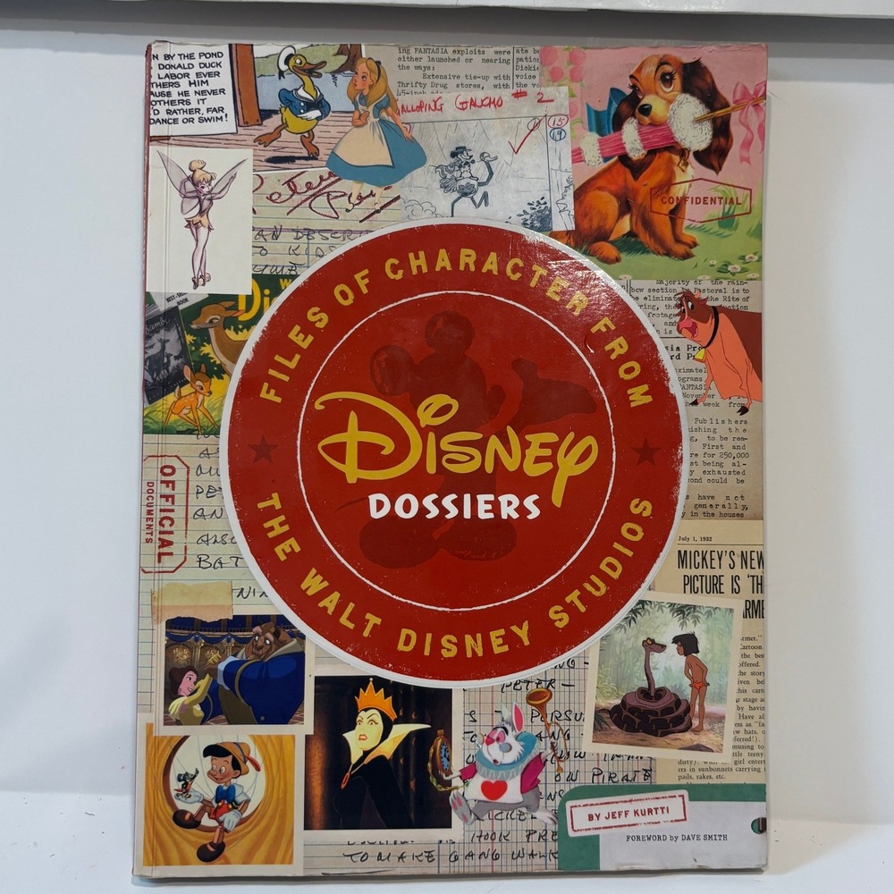 Disney Dossiers Files of Character Walt Disney Studios Jeff Kurtti Hardcover